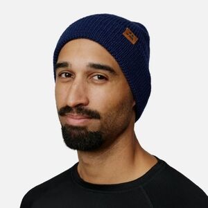 Danish Endurance Black men's wool blended beannie OS